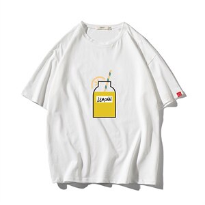 2021夏季新白底风 面料：100%棉 短袖T恤T1076-P25图片