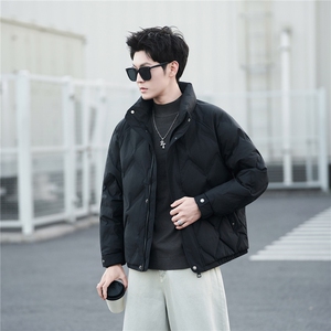 标50绒 男士立领短款羽绒服休闲保暖外套 B338-88159-P225图片
