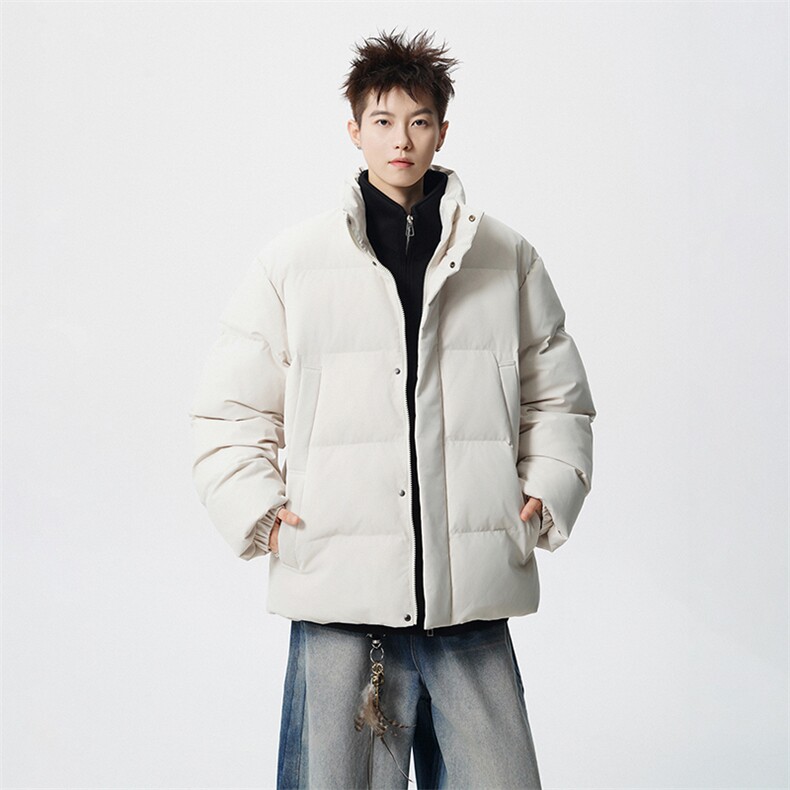 现货高品质美式冬季重磅三防加绒加厚羽绒棉衣立领厚外套棉服，男装棉衣，电商A486