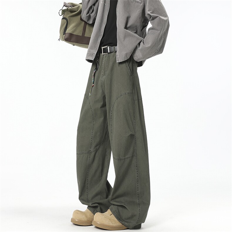 小众休闲裤男个性工装设计感长裤子K2205/特P55，男装工装外套，电商D202