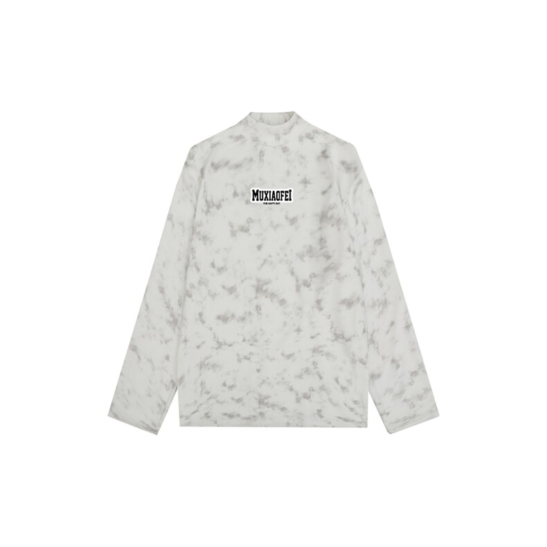260克重磅扎染德绒半高领打底衫【有货】HD019-DR25390RB-P25图片