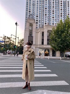 双面呢外套图片