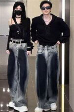 网络图慎用!图片只做展示现货潮流叨叨弯刀牛仔裤男78037特P45，男装牛仔裤，星座226-2