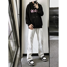 B221美式ins高街暗黑小众修身弹力休闲牛仔裤LK23010-P60控78，男装牛仔裤，电商B221