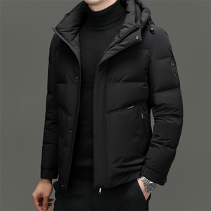 DF23315钱塘2020-2新款冬季时尚百搭连帽简约中年男士羽绒服P293图片