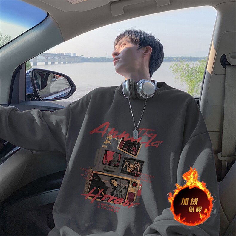 抖音得物供货可提供视频2024秋冬新款重磅美式卫衣DY5770,男装卫衣,电商A486