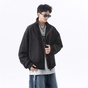 港风日系座山蟒夹克立领短款设计感外套 XZ213-JK8000-P75控128图片