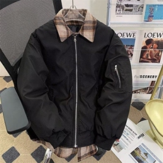 假两件拼接小众棒球服棉衣男士冬季保暖设计感外套男生潮1660P85，男装棉衣，星座410-2