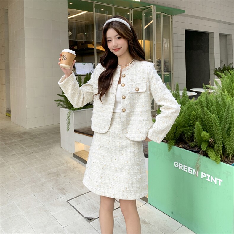 女纽扣成人四季2026年春季两件套中式长袖女装女士精品套装，女装套装/套裙，凡歌灵