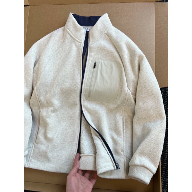 网图慎用！针织拉链夹克外套1302-GS10-P78  成分100聚酯纤维图片