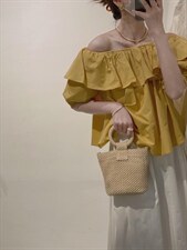 两穿荷叶边小衫，其它，驿谷