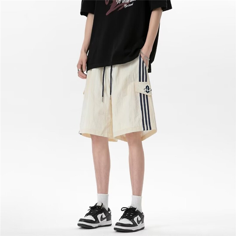 美式运动短裤男士夏季宽松五分裤街头工装短裤KZ03-310B-1P32,男装牛仔裤,星座310B-1