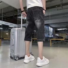 潮流春季牛仔裤男牛仔六分裤NL92P37，男装牛仔裤，星座1116-2