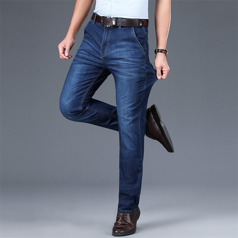 DKH8029B秋季新款牛仔长裤高端男裤商务休闲牛仔裤主推，女装牛仔裤，电商B360