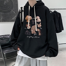 连帽卫衣男大码胖子帽衫大号运动服WY2444-P35，男装卫衣，电商A040
