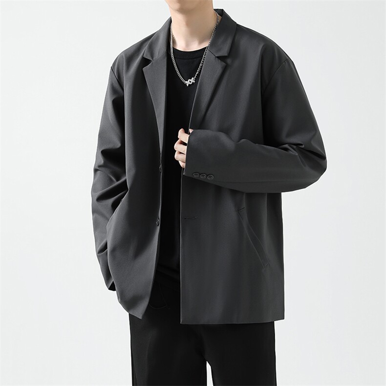 高级感小西装春秋季男士痞帅外套西服217-2-XF2301-P75,男装西服套装,星座217-2