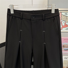 西装宽松裤女春秋男女高腰垂感拖地休闲长裤子K0388-P38，男装西服套装，星座308B-2