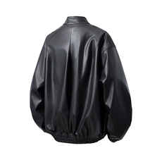 可二开解构PU皮衣大码M-5XL美式立领夹克皮衣男JK78195P88控148，男装夹克，星座226-1