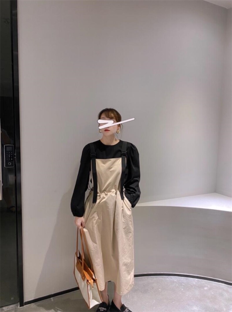 两件套背心裙，女装背心吊带，驿谷