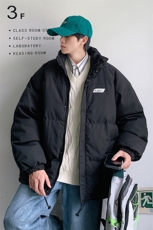 秋冬新款男百搭港风棉衣M065-P90控148，男装棉衣，星座717