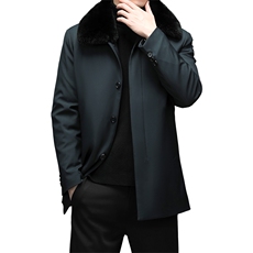 CXYF59550钱塘2020-2中年男士冬季厚款时尚休闲中长款羽绒服P255，男装羽绒服，钱塘207-2