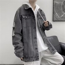 男秋季外套潮牌街头牛仔夹克W318P55，男装夹克，星座1116-2