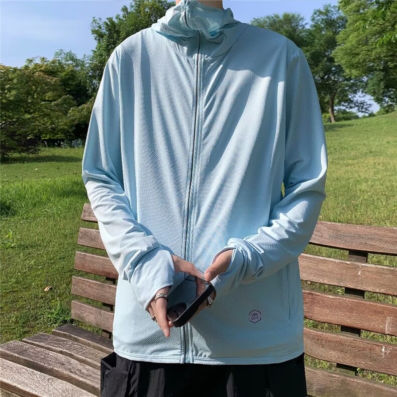 夏季防晒衣男2023新款防紫外线薄款透气防晒服户外钓鱼外套P38,男装夹克,星座1116-2