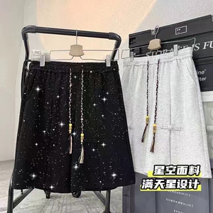 A316-1-K1238特P30控58无差价 现货!2025新中式盘扣满天星五分裤图片