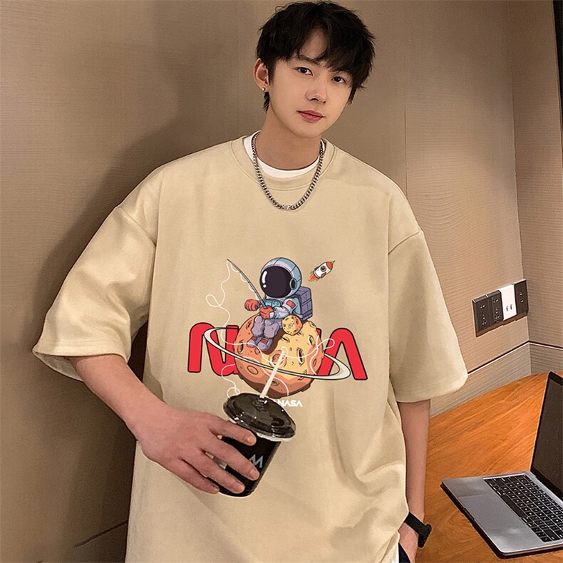 麂皮绒短袖t恤男大码半袖男 JD82287-P25图片