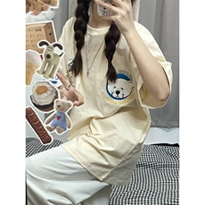 H0665-P35短袖t恤夏季新款宽松上衣女装潮，女装T恤，星座617A-2