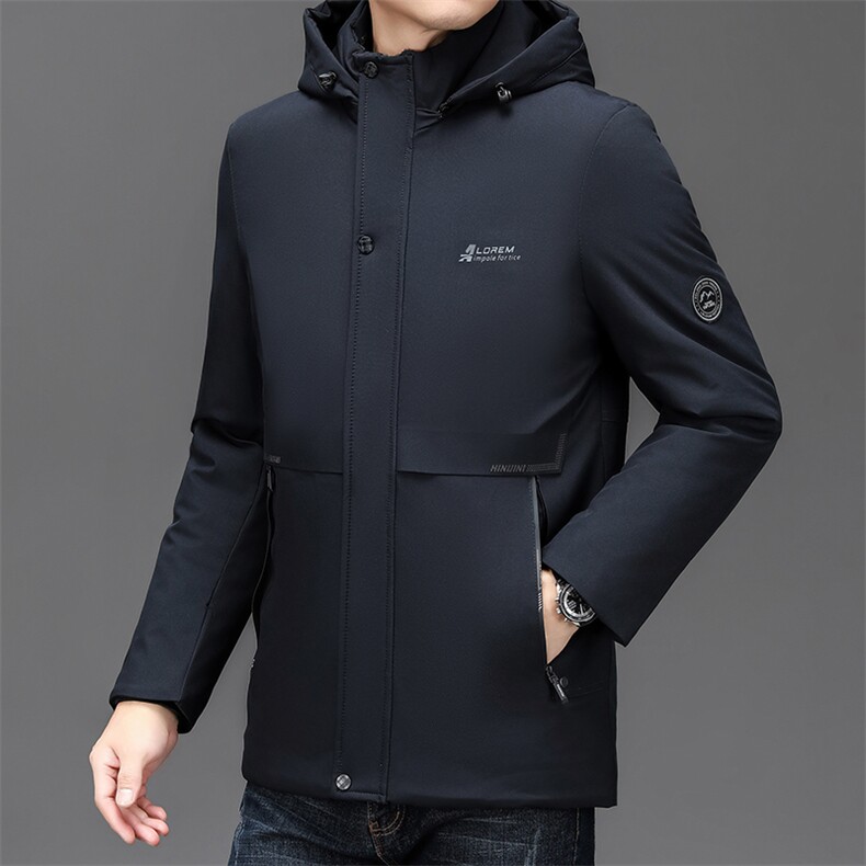 NN2385钱塘2020-3商务休闲简约冬季厚款中年男士棉衣外套P95,男装棉衣,钱塘207-3