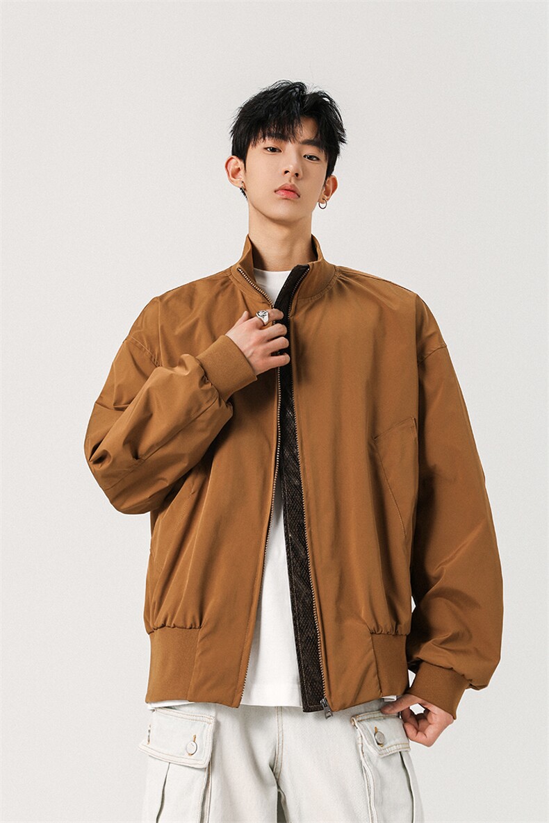 cleanfit潮流短款蛇年限定潮流痞帅宽松夹克外套J5217-特P45控88,男装夹克,电商A001