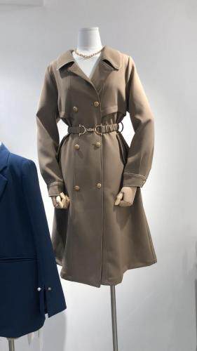 秋季，重工风衣，现货，女装风衣，她西子