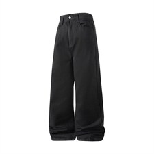 xz116-k1029-P35-图现货黑色浅蓝黄泥大码现货牛仔裤，男装牛仔裤，星座116