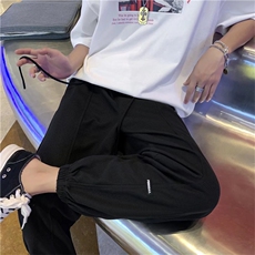 春夏运动休闲裤男直筒垂感ins潮牌港风G260P26，男装休闲裤，星座1116-2