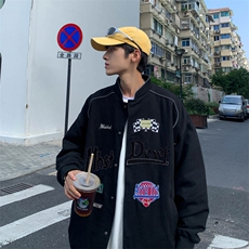 Wt168-P58新款美式街头刺绣棒球服飞行员夹克，男装夹克，星座1501-1