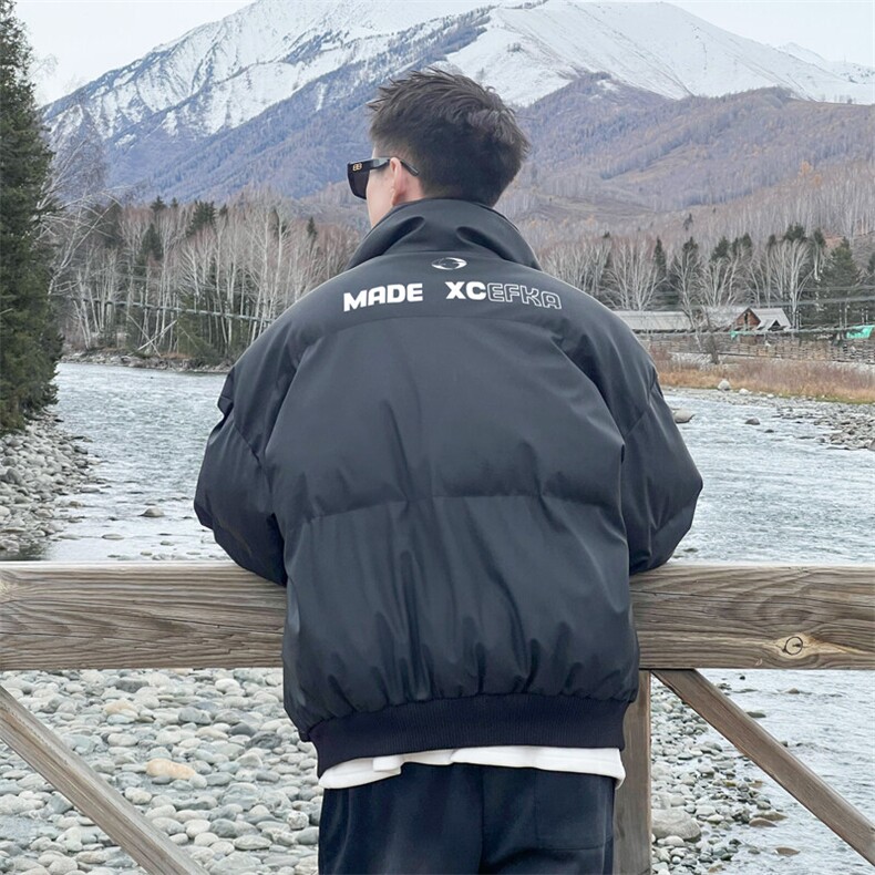 A440-1-MY8210-P110秋冬加厚皮棉衣外套精致口袋棉服短款,男装棉衣,电商A440-1