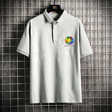 PL57101-P35翻领短袖polo衫男大码胖子半袖t恤男有领保罗衫，男装Polo衫，电商A040A