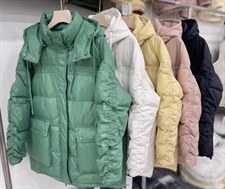 现货羽绒服五色两码面包服，女装羽绒服，魅力布梵