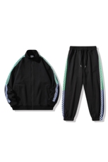 新款男大斜纹面料美式休闲风套装白底平铺TZ2601-P120控158，男装休闲套装，星座717
