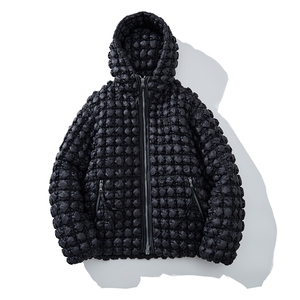 鹅绒服！！！男士短款连帽鹅绒服  D213-23835-P900图片