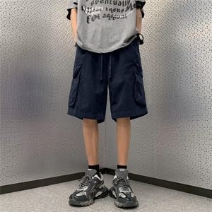 工装短裤男好吧潮流大口袋帅气2024夏季新款ins五分裤K5158-P35图片