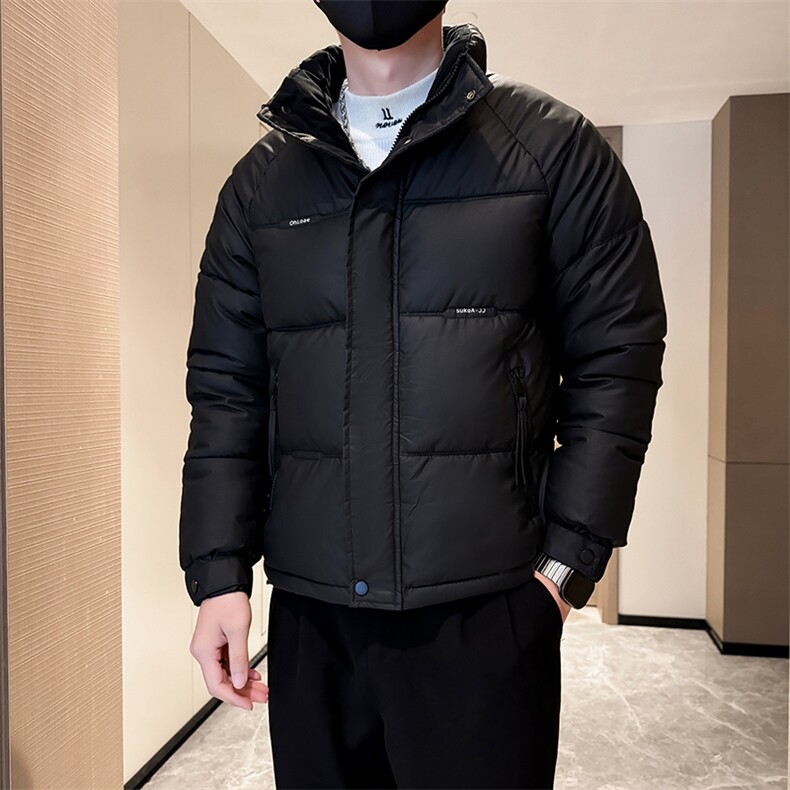 B216M9908P1052025冬装新款男士棉衣外套立领字母棉服社会风,男装棉衣,电商B216（原B302）