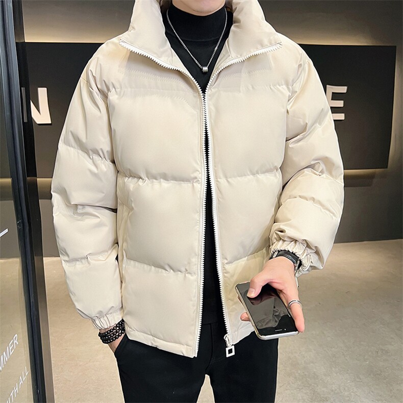 光版二开冬季棉衣男加厚棉袄青年潮棉服A266-P03-P35特批黑色P35,男装棉衣,电商A266