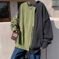 毛衣慵懒风男秋冬日系小众ins宽松打底针织衫MY09112-P48，男装针织衫/毛衣，星座308B-1
