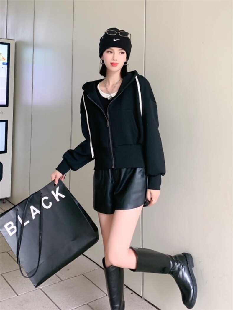 现货-韩版卫衣外套，女装卫衣/绒衫，依歌贝诺