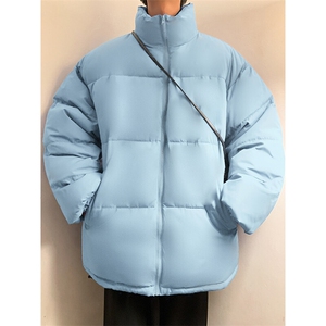 光版二开立领棉衣男加厚棉袄棉服潮流潮A266-P03-P30特批黑色P35图片