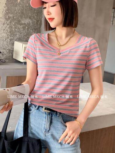 2021新款夏装休闲时装T恤，女装T恤，Lime meca 俪米