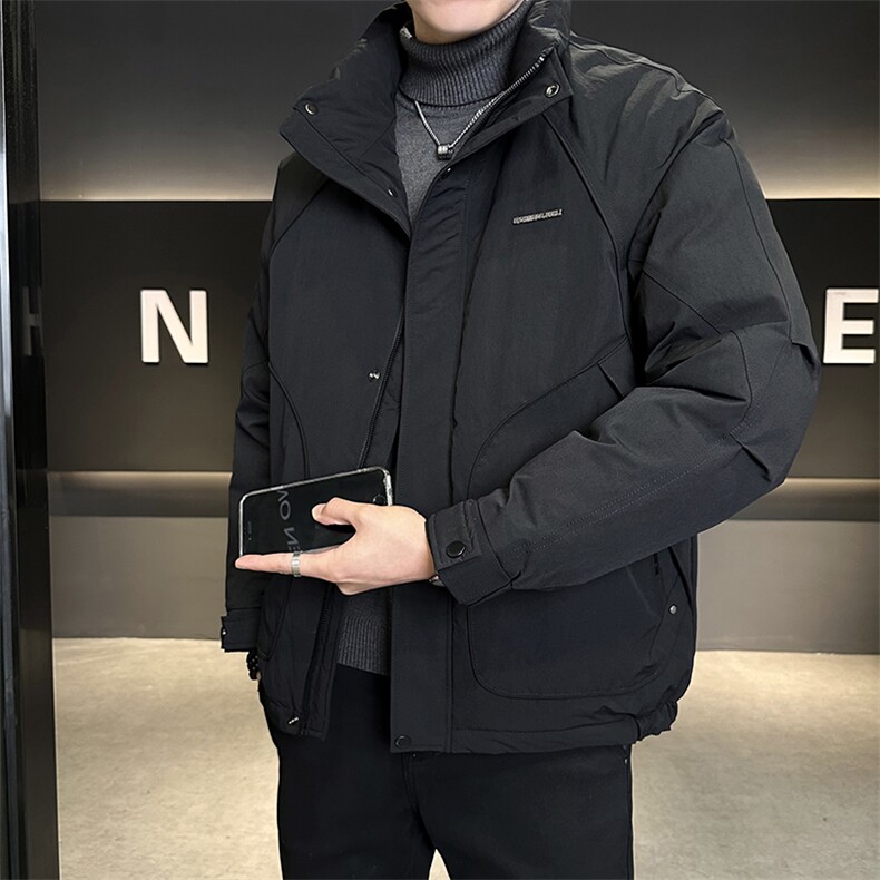 L-5XLMY617-P155立领三色棉衣保暖外套男填充物石墨烯绒棉,男装棉衣,电商B321-1