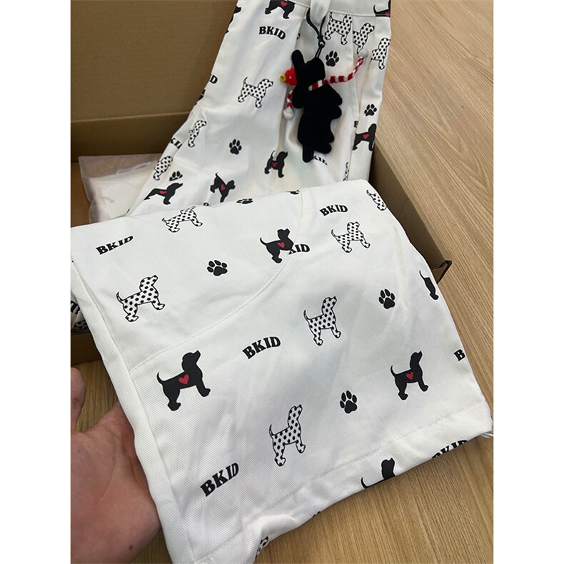 【高质量现货特批48量大可谈】男女小狗印花牛仔裤610A-33120,男装牛仔裤,星座610A